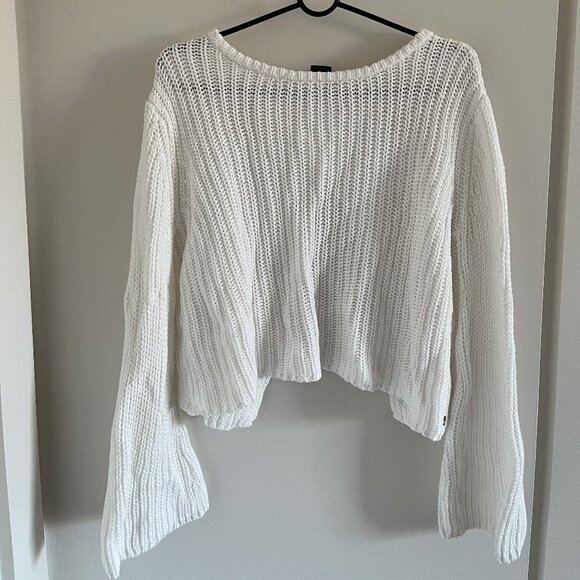 Roxy Boardwalk Show Wrap Back Sweater - Picture 1 of 3
